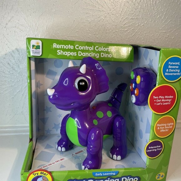 Dinasaur The Learning Journey Colors & Shapes Dancing Dino Kids Toys Purple - Picture 9 of 14